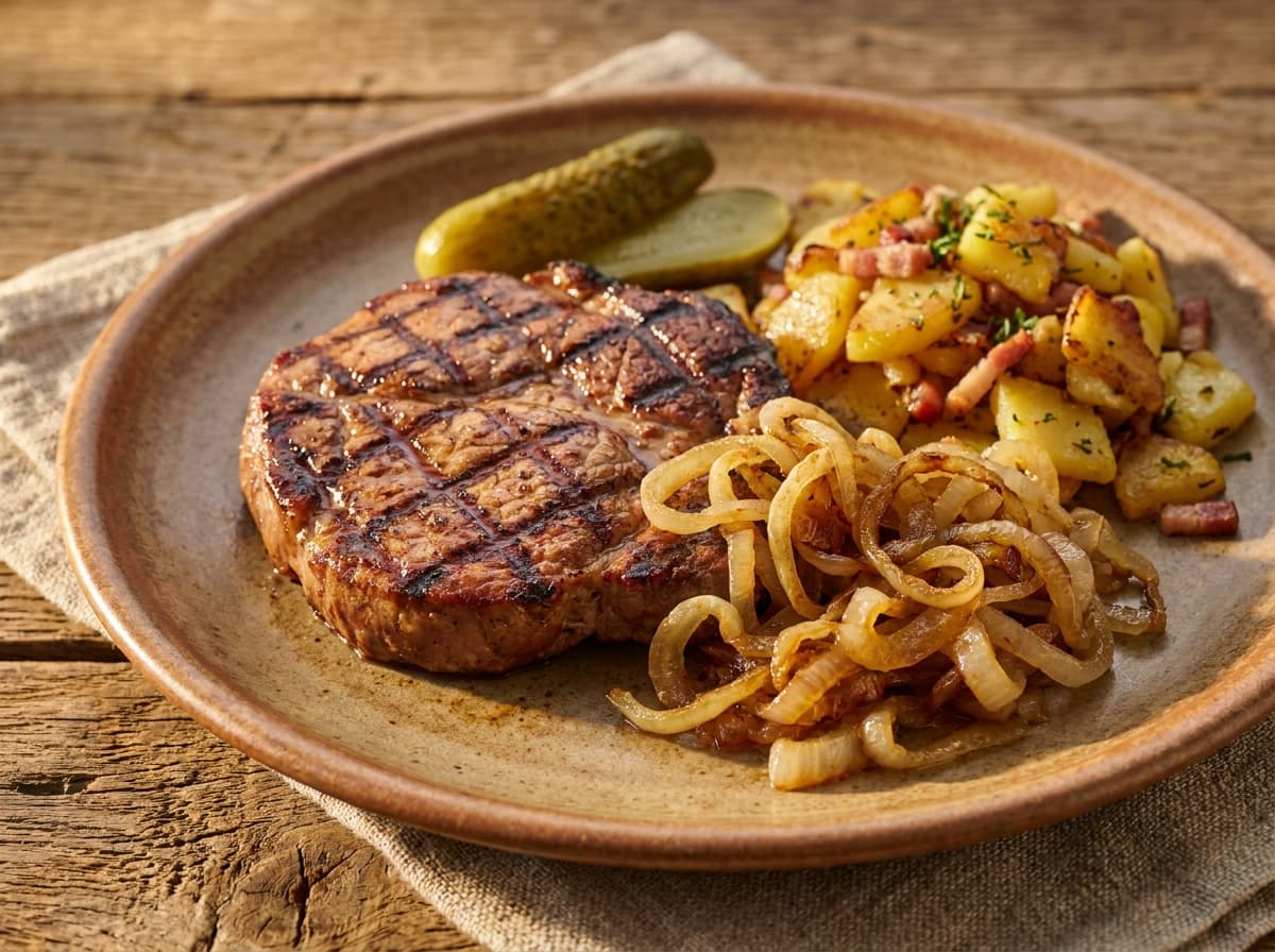 Nackensteak vom Grill
